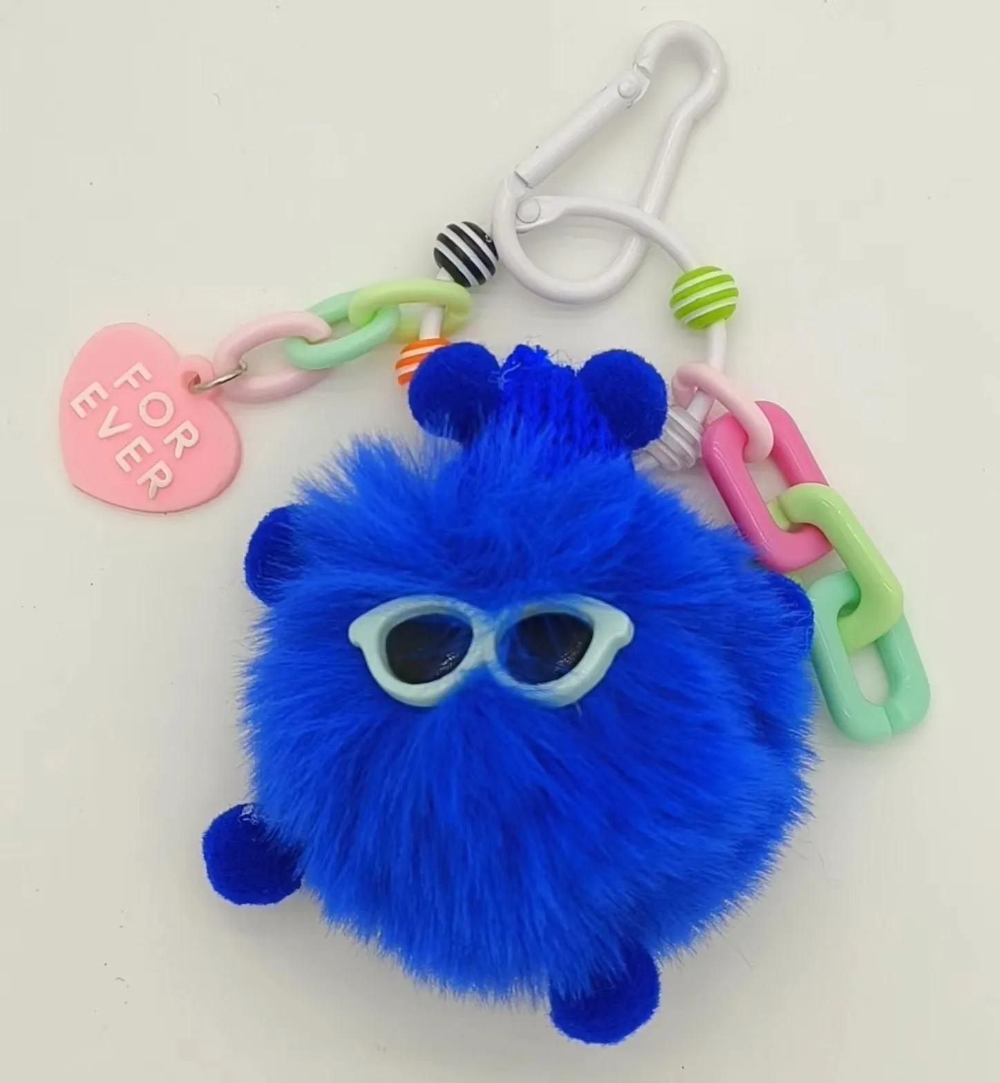 🌟 Adorable Fluffy Buddy Keychain