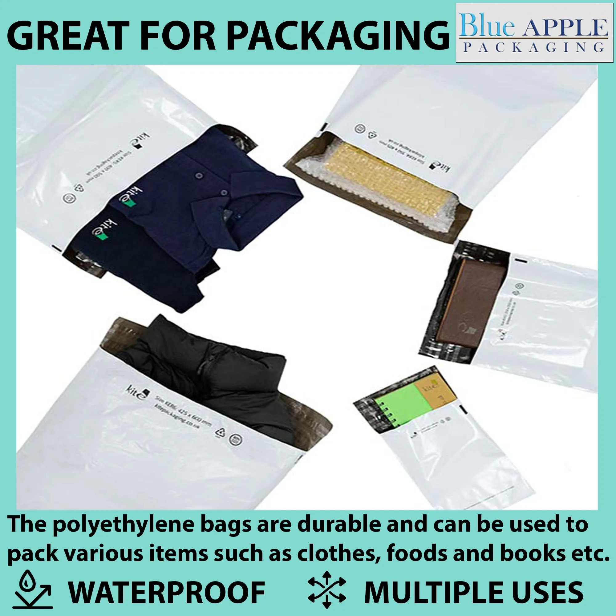 10X13 Inches Poly Mailers LDPE #4 Shipping Envelopes