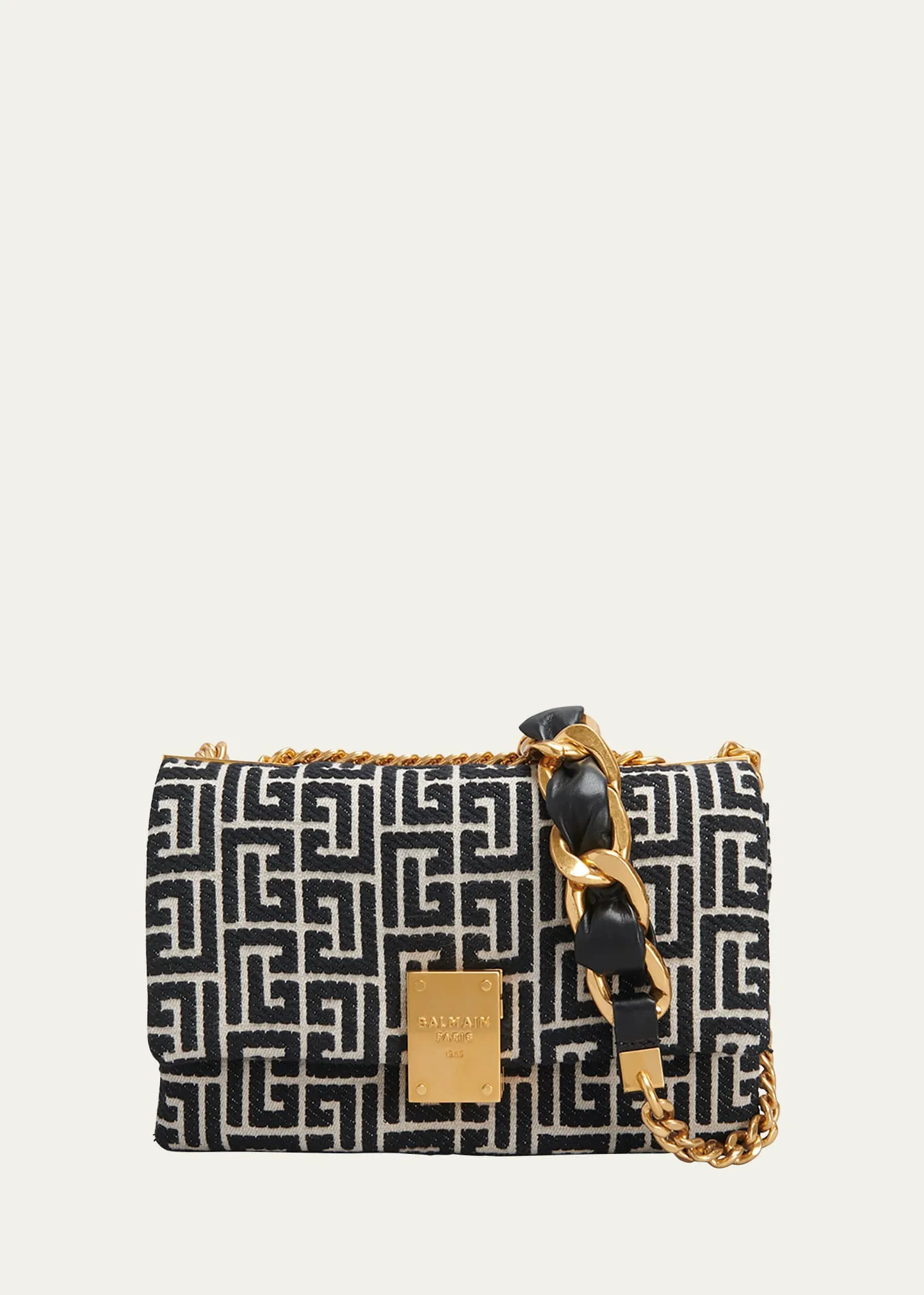 1945 Soft Small Shoulder Bag in Monogram Jacquard