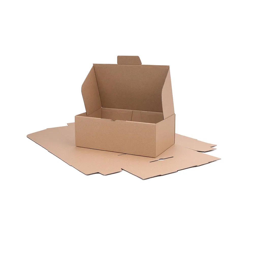 240 x 125 x 75mm Die cut Brown Mailing Box B66