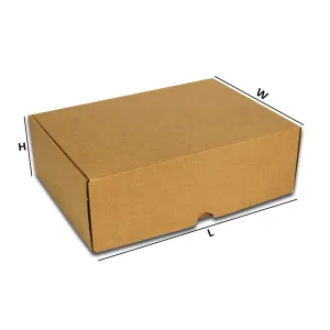270x200x95mm (50pcs) - Brown Die-Cut Boxes