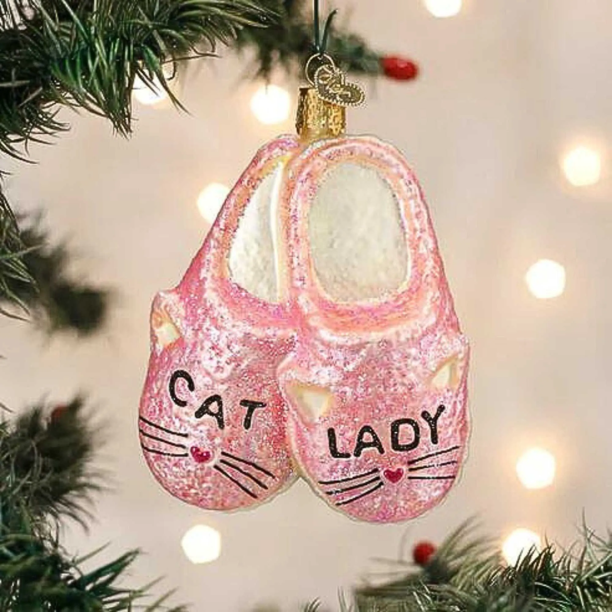 (62572) Cat Lady Slippers