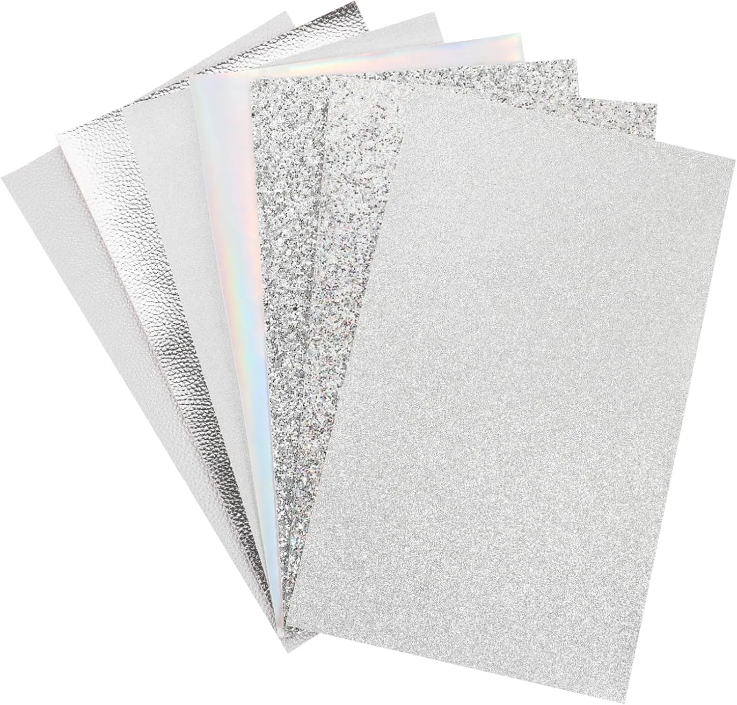7Pcs Faux Leather Sheet Synthetic Leather Fabric for DIY Crafts Versatile Leather Material for Hair Bows Handbags and Accessories