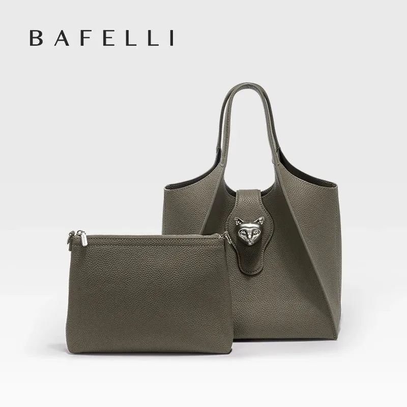 BAFELLI 2024 WOMEN'S TOTE GENUINE LEATHER BAG