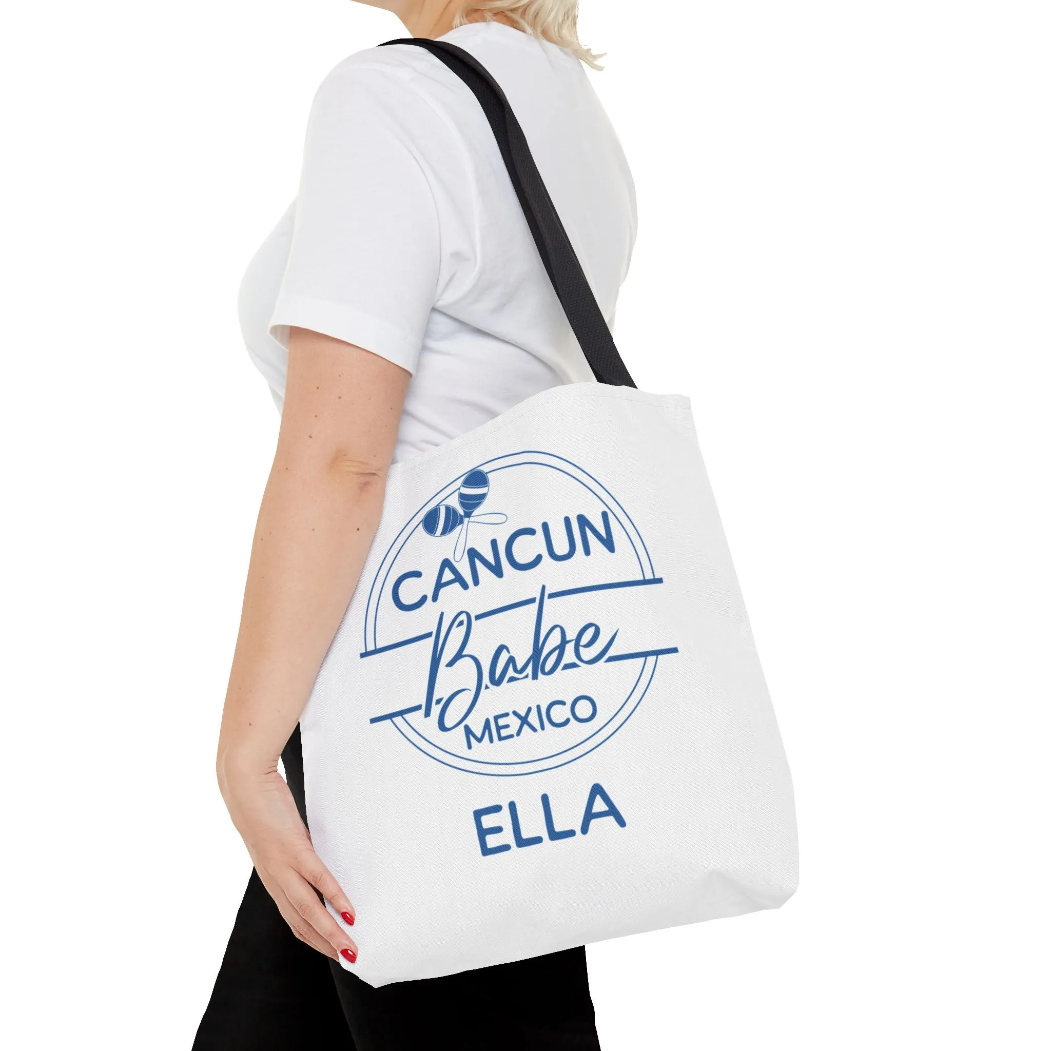 Bag Blue Tote Columbia Quick dispatch Cancun [TD003] 16"x16" Babe Plug-and-play Circle