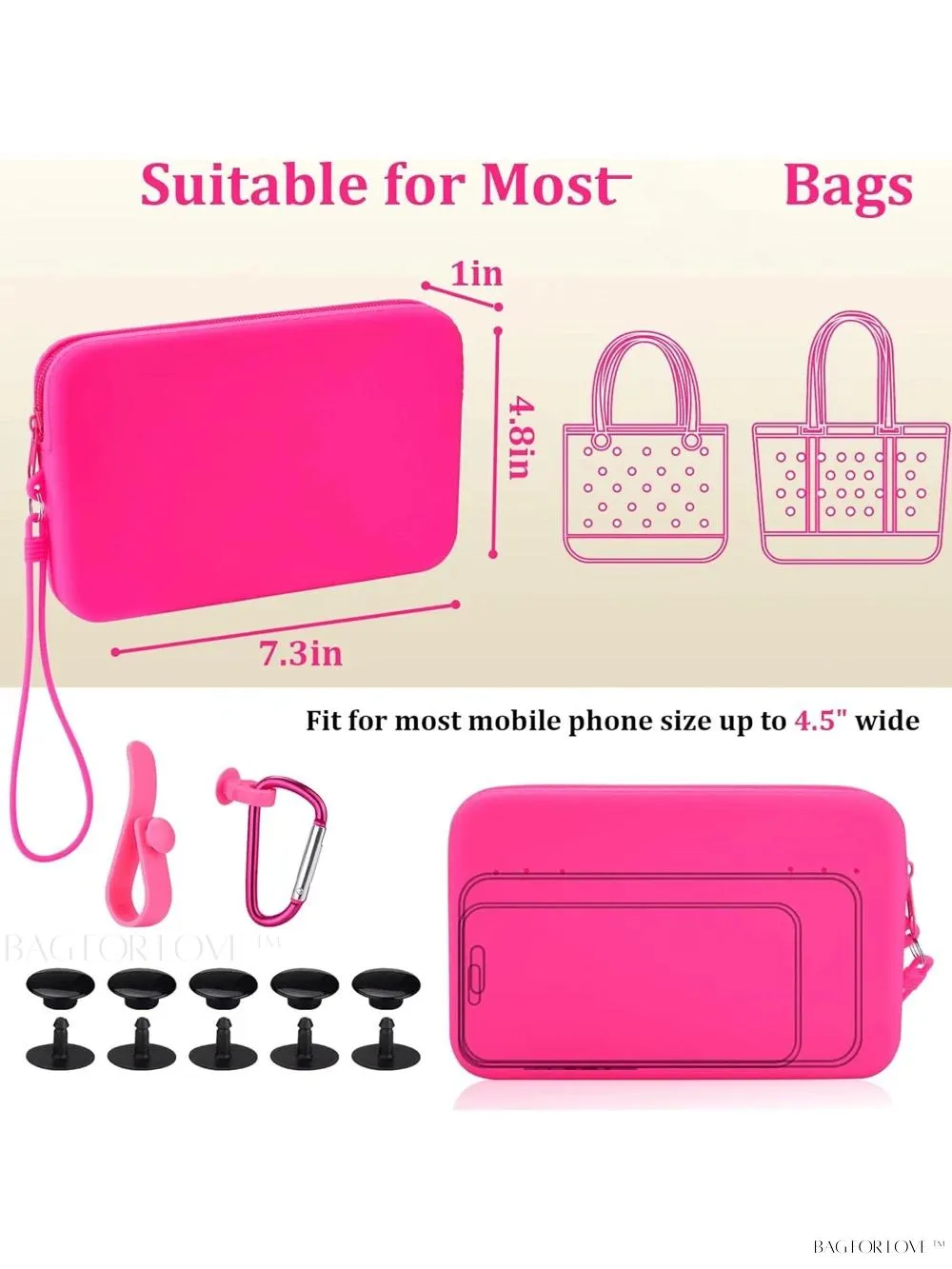 BagForLove - Silicone Phone Case with Holey Design for Beachy Chic
