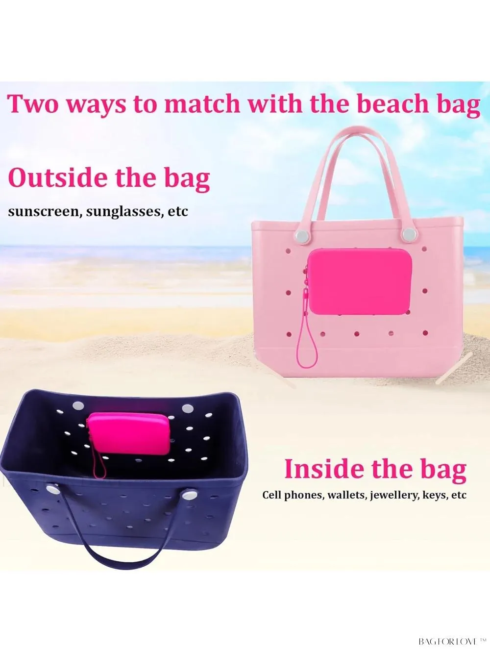 BagForLove - Silicone Phone Case with Holey Design for Beachy Chic