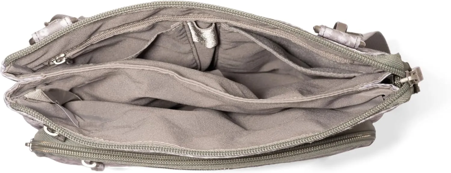 Baggallini Crossbody Bag for Women 10" X 10.7" Lightweight Handbags with RFID Card Slots Interior Divider