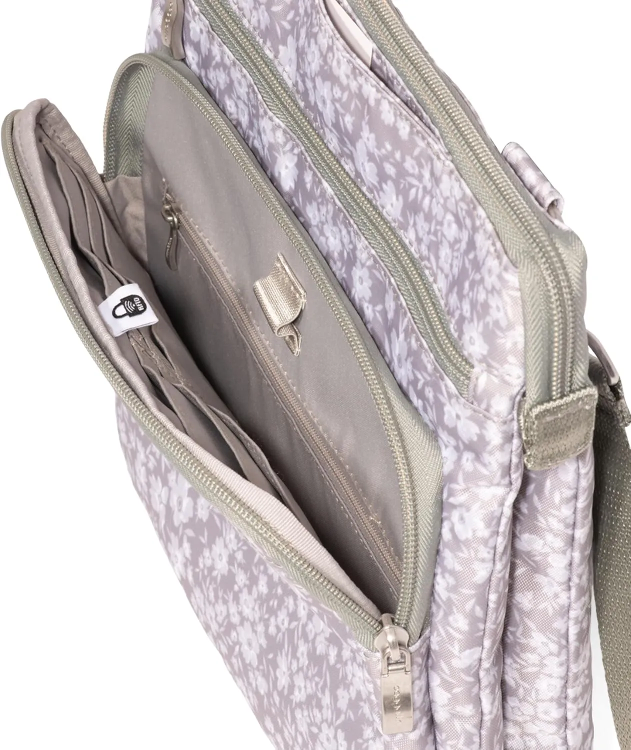 Baggallini Crossbody Bag for Women 10" X 10.7" Lightweight Handbags with RFID Card Slots Interior Divider