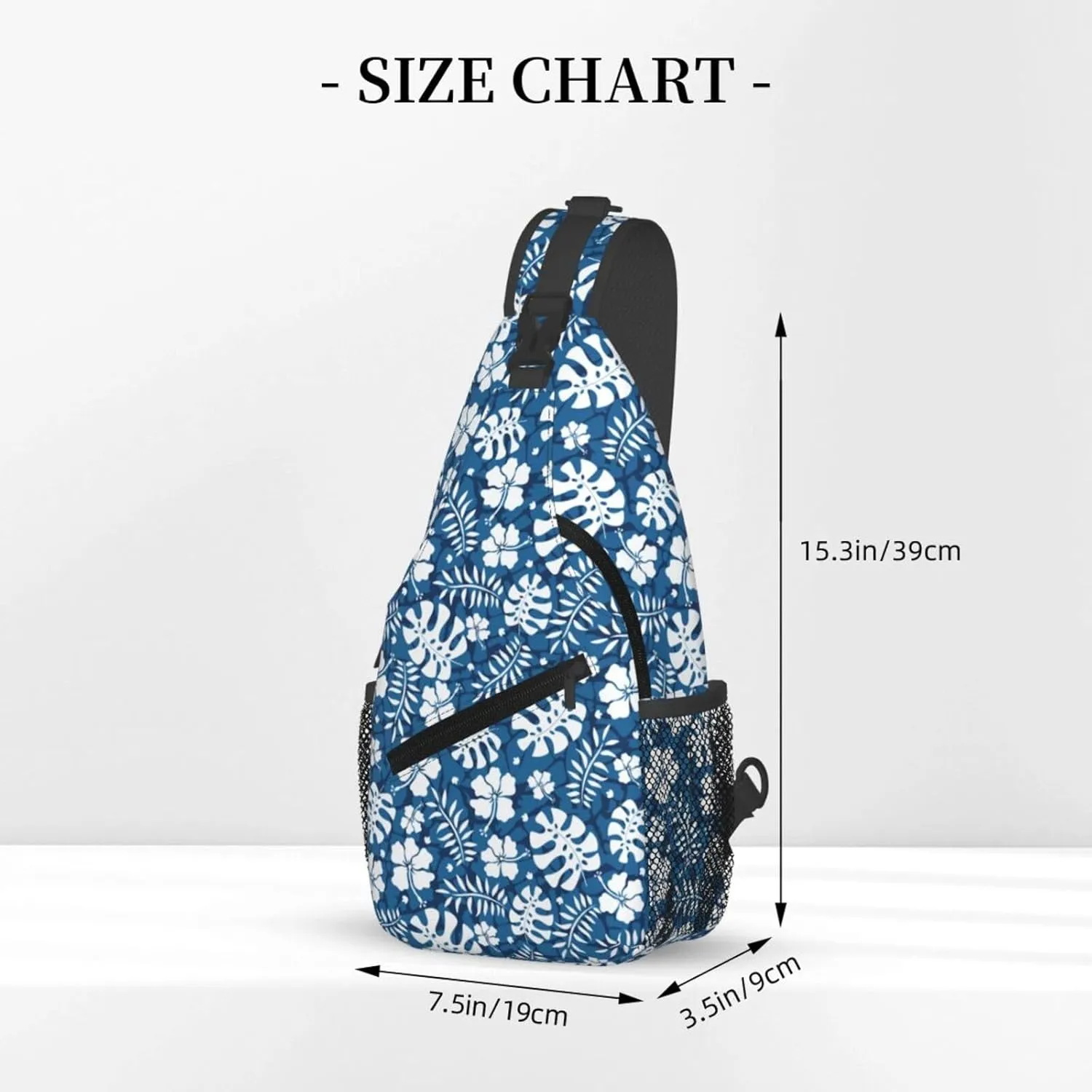 Basketball American Flag Crossbody Bag Adjustable Sling Bag Casual Chest Bags Travel Shoulder Backpack