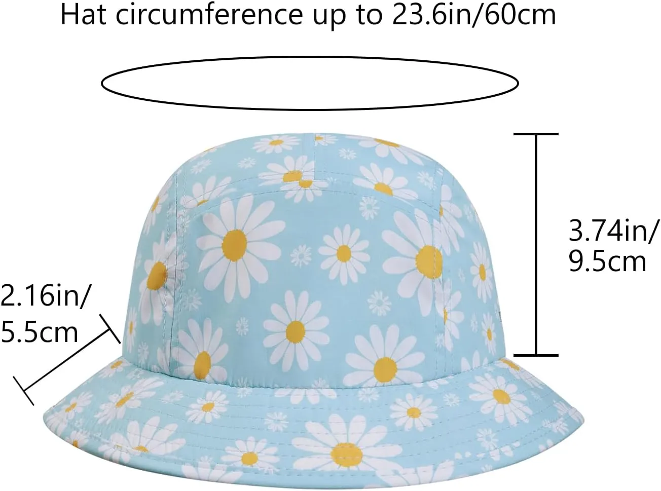 BASSDASH UPF50  Fishing Bucket Hat for Men Women Lightweight Water Resistant Packable Outdoor Summer Sun Hats FH13
