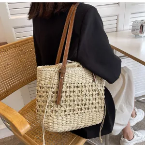 Beach Fashion Woven Shoulder Bag
