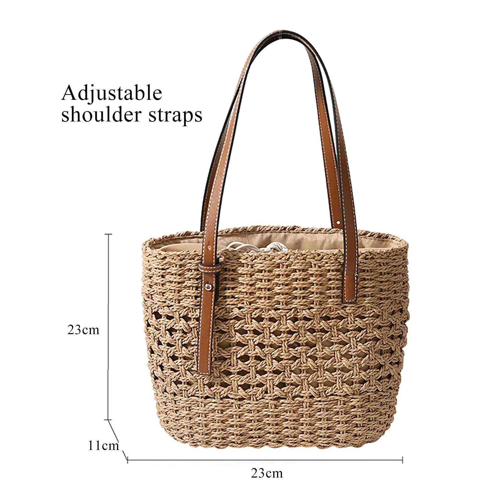 Beach Fashion Woven Shoulder Bag