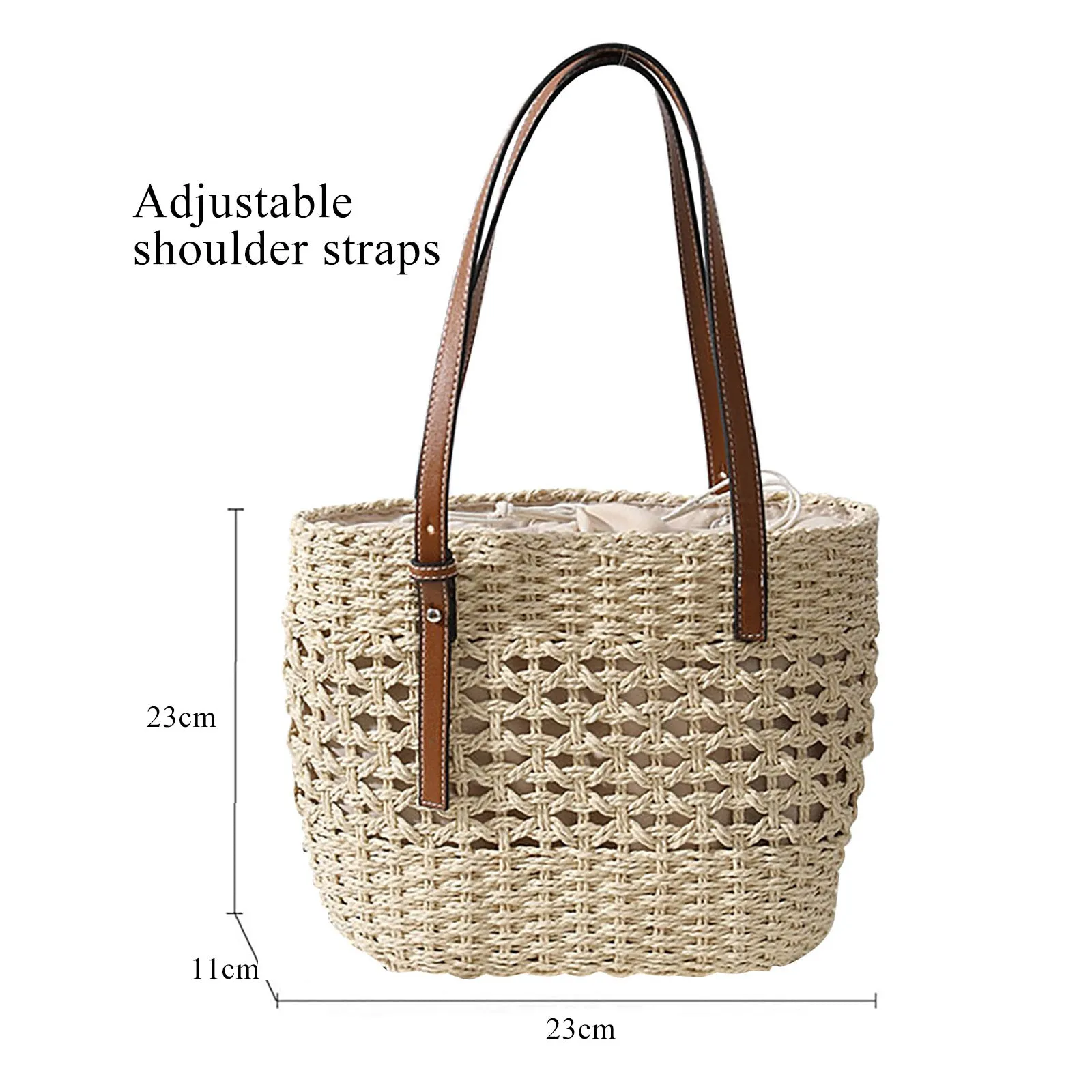 Beach Fashion Woven Shoulder Bag