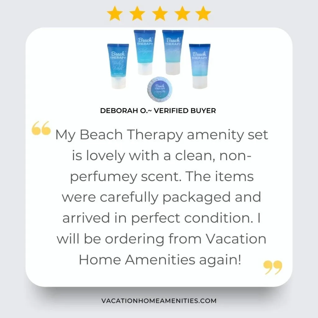 Beach Therapy ~ Hotel Toiletries Sets in Presentation Bags
