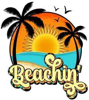 Beachhin DTF (direct-to-film) Transfer