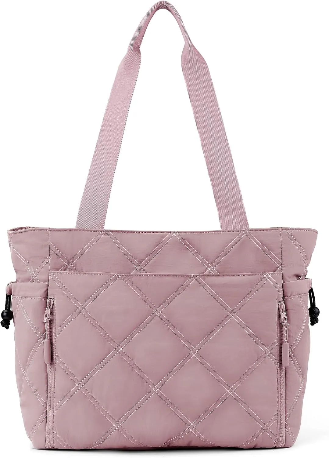 befen Laptop Tote Bag for Women Work, Travel Tote Bags Nurse Puffer Quilted Handbags, Lightweight Waterproof Beach Purse