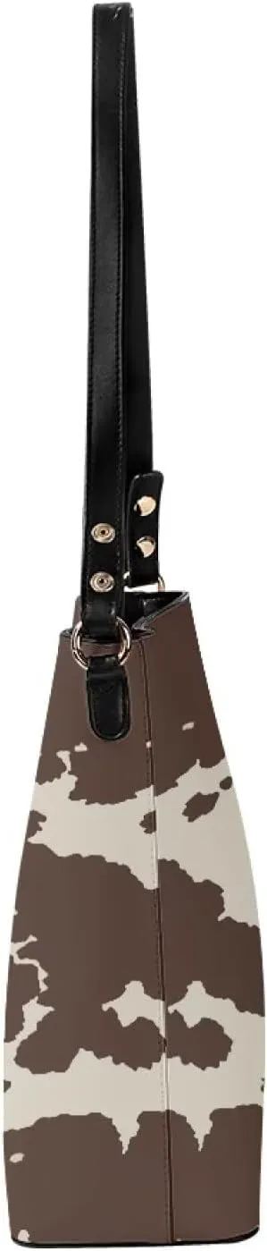Belidome Women‘s Crossbody Handbags Pu Leather Bucket Shoulder Bag Lightweight Durable
