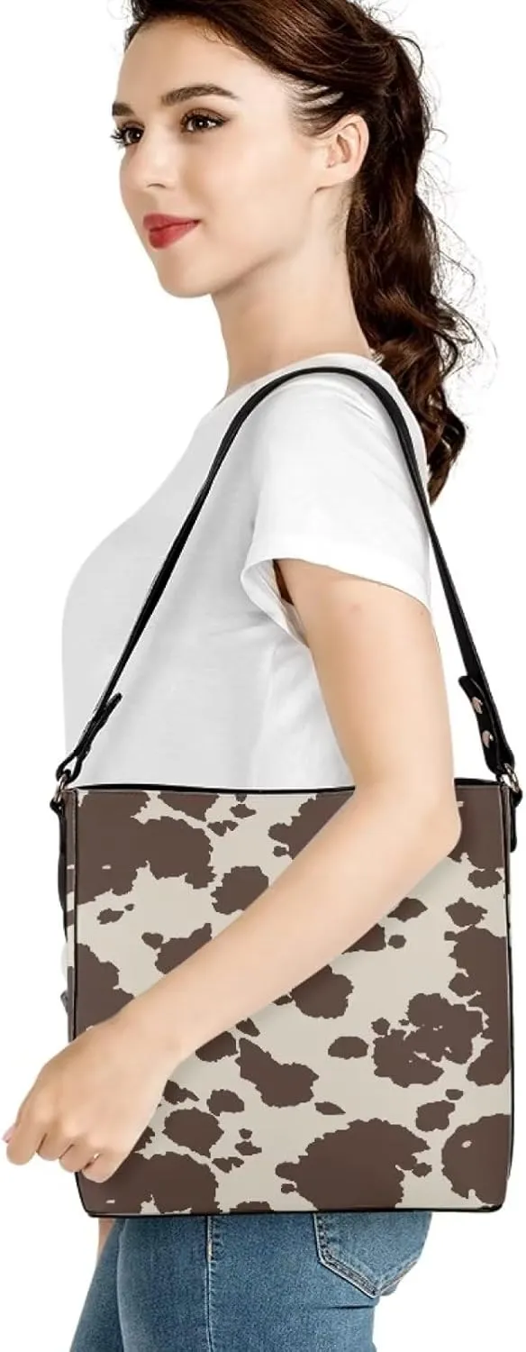 Belidome Women‘s Crossbody Handbags Pu Leather Bucket Shoulder Bag Lightweight Durable