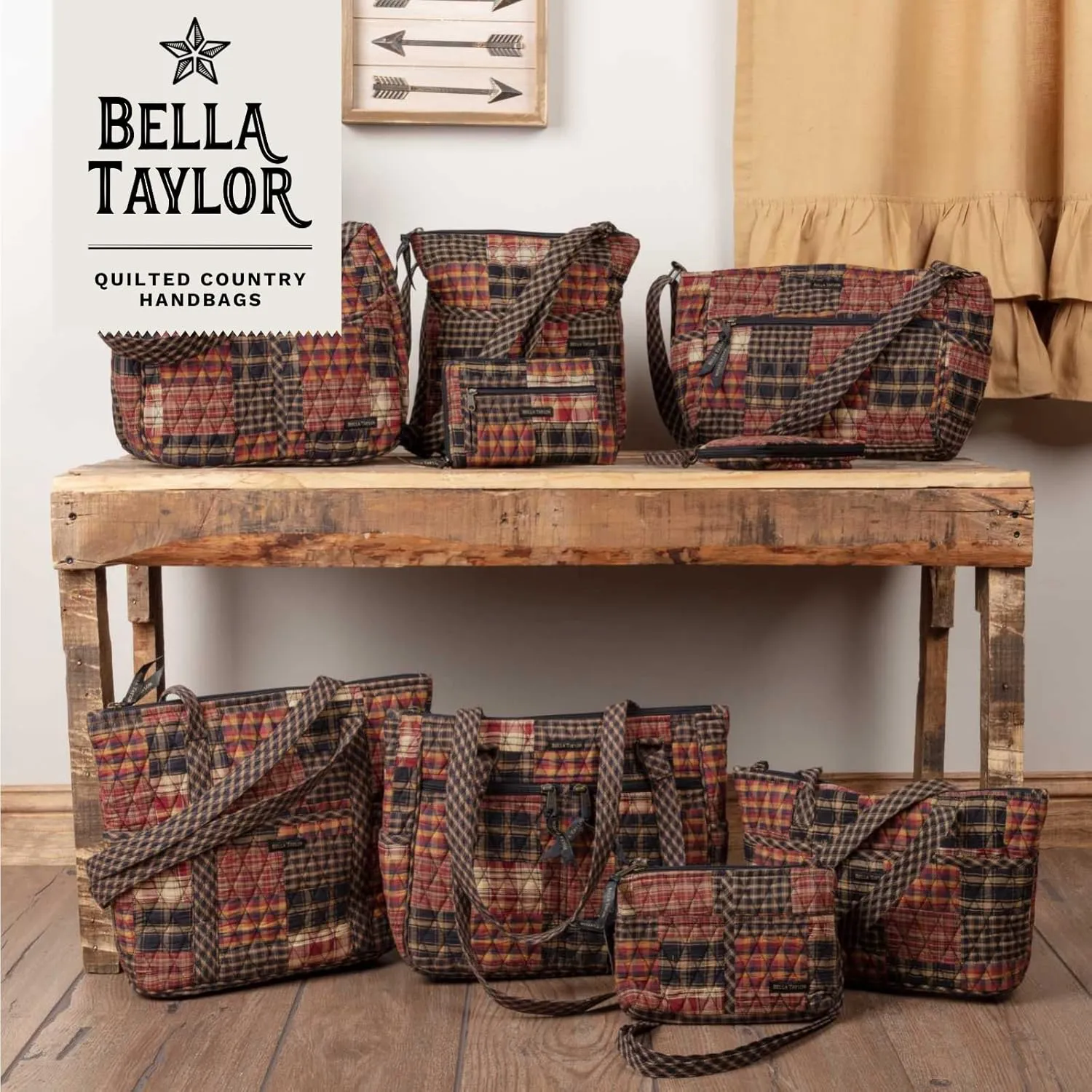 Bella Taylor Stride Tote | Lightweight Quilted Fabric Handbags for Women