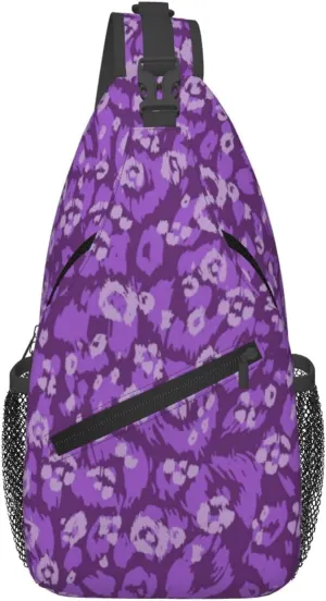 Boho Mandala Abstract Flower Sling Bag Adjustable Crossbody Bag Casual Chest Bags Travel Shoulder Backpack
