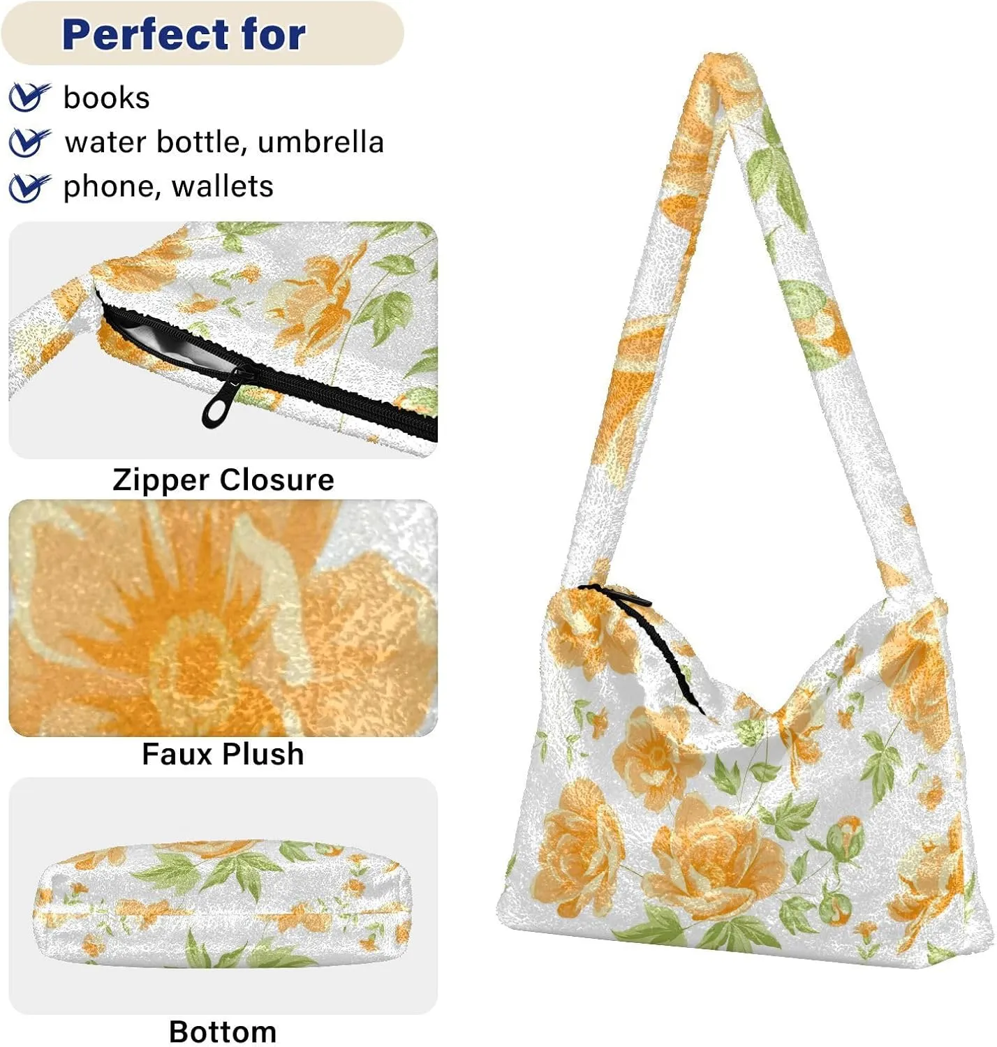 Botanical Pink Rose Magnolia Women Shoulder Bag Tote, Shoulder Handbag Women, Womens Outdoor Bag