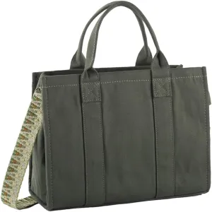Canvas Tote Bag for Women Large Capacity Crossbody Top Handle Handbags Messenger Shoulder Purse