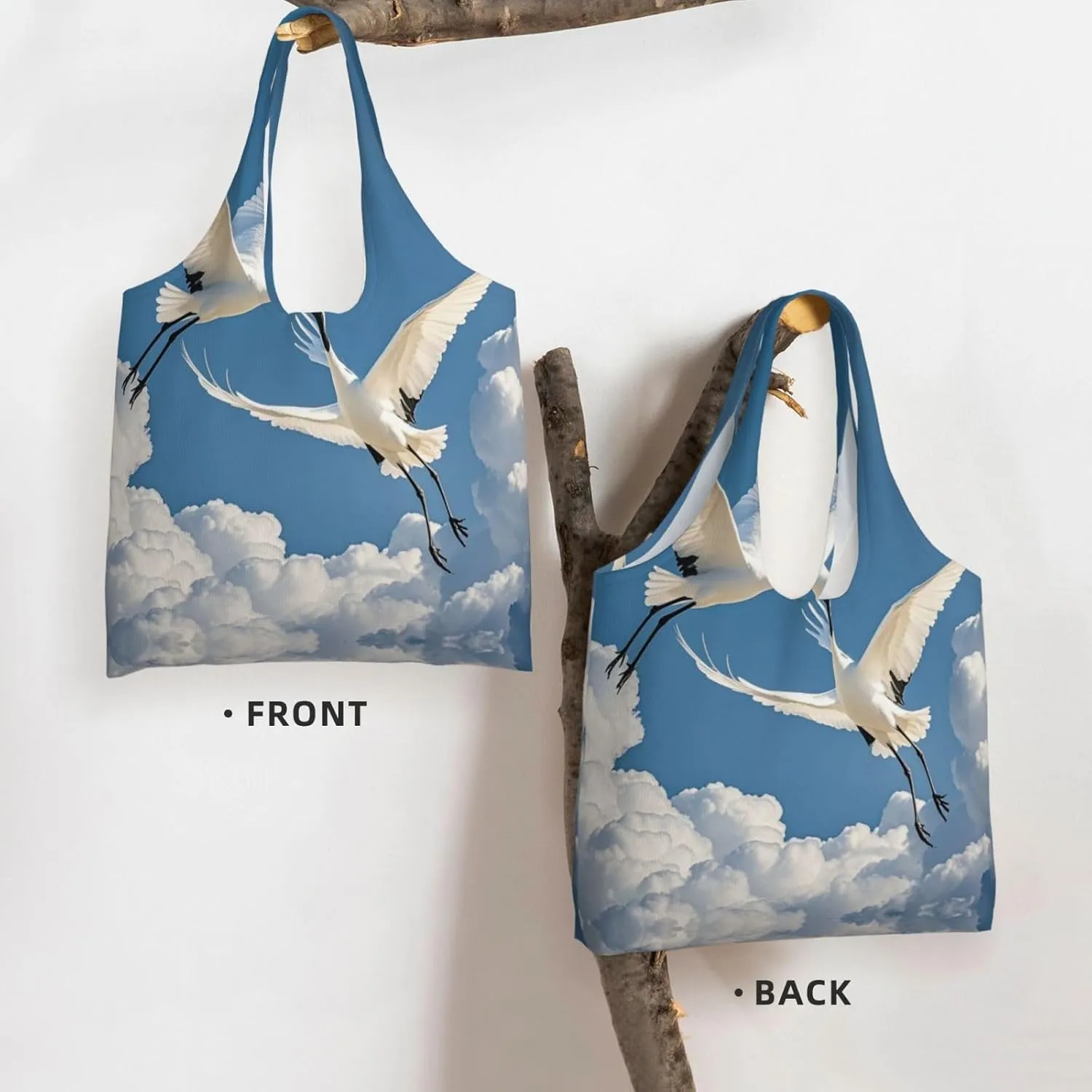 Canvas Tote Bag Lightweight Reusable Grocery Shopping Bag Tractor farm Handbag for Women Men