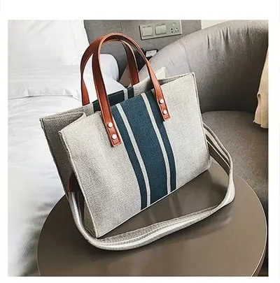 Casual Canvas Tote Bag