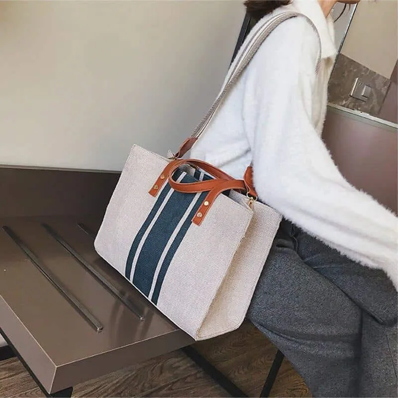 Casual Canvas Tote Bag