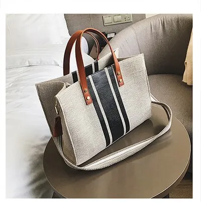 Casual Canvas Tote Bag