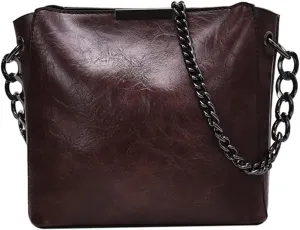 Casual Chains Shoulder Bags Women Crossbody Bags Simple Women Bag Leather Handbags