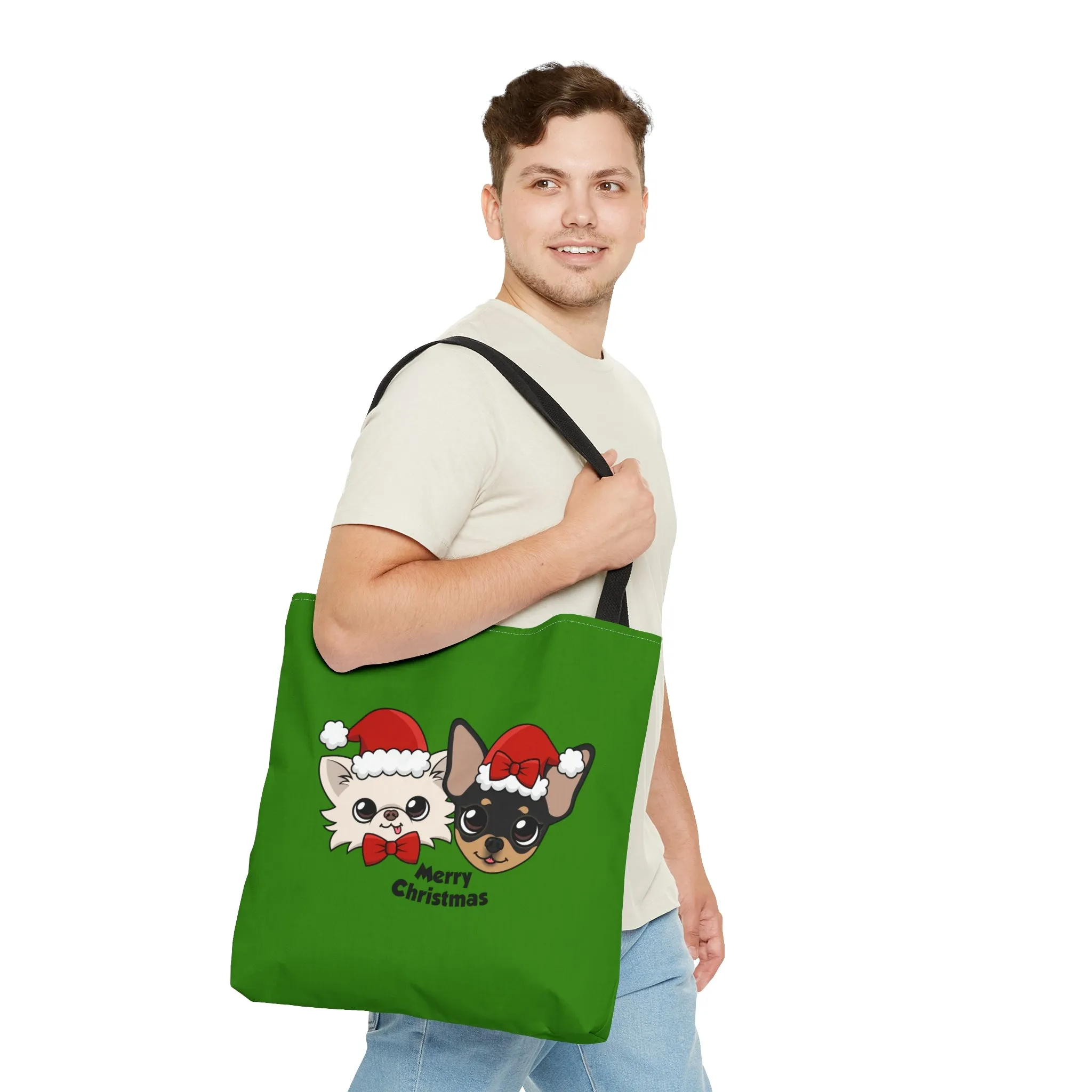 Cedric & Maya Merry Christmas Tote Bag