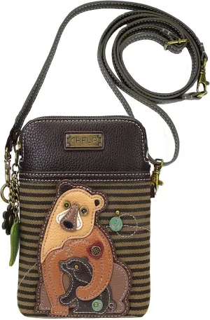 Chala Handbags Bears Cellphone Crossbody Handbag - Bear Lover