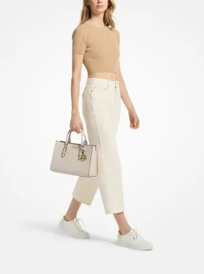 Charlotte Medium Saffiano Leather 2-in-1 Tote Bag