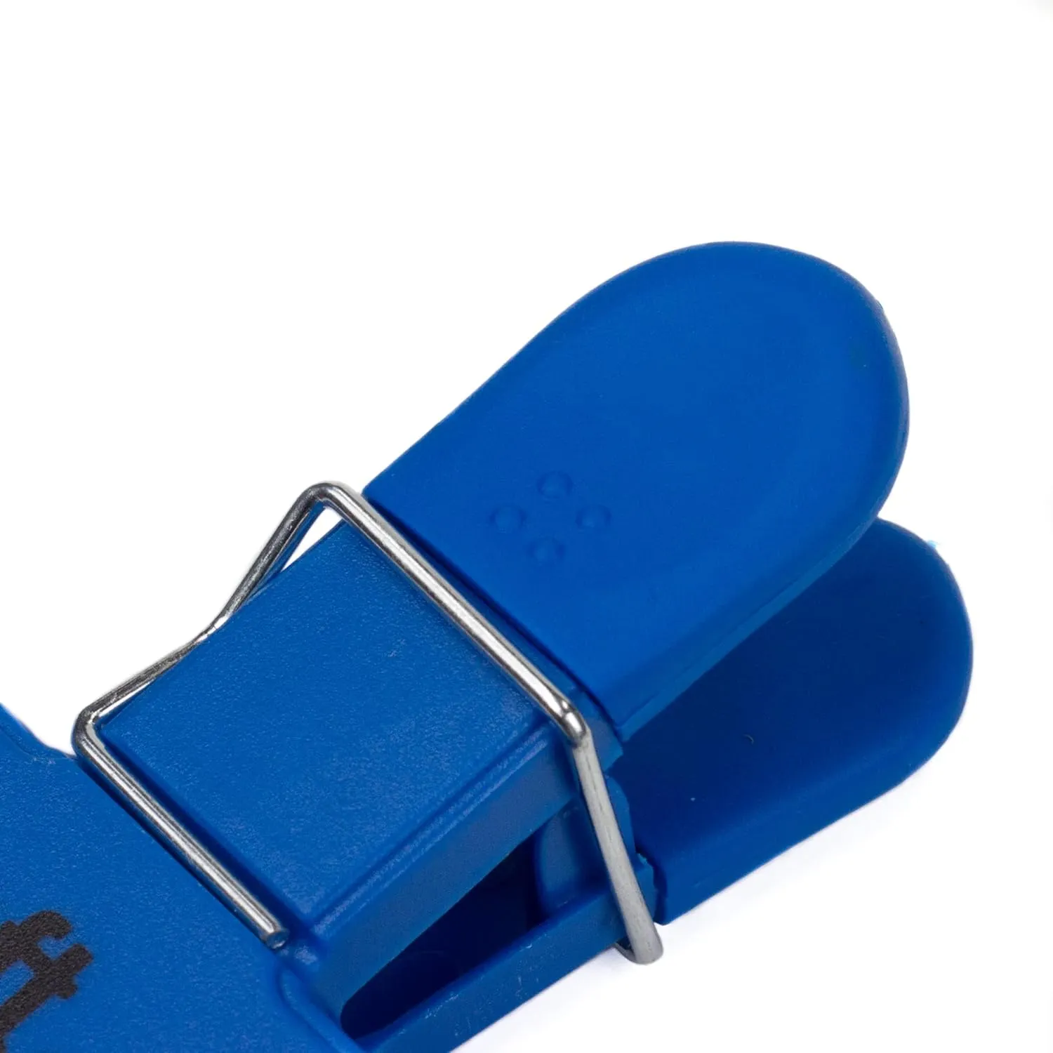 Chef Craft Select Plastic Bag Clip Set, 16 piece set, Blue/Green/Orange/Purple