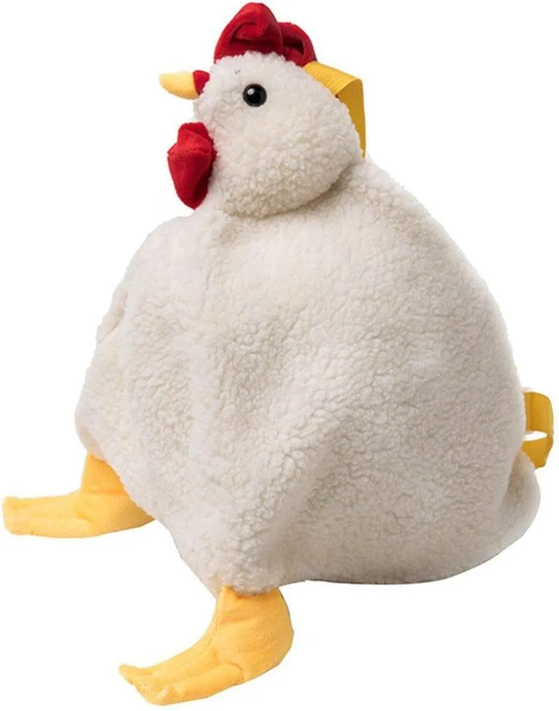 Chicken Purse Chicken Bag Fluffy Hen Crossbody Bag Plush Handbags Cartoon Shoulder bag For Women