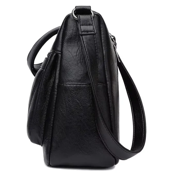 CL1258 - Premium Soft Leather Messenger Bag