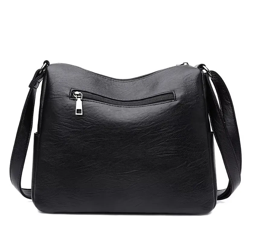 CL1258 - Premium Soft Leather Messenger Bag