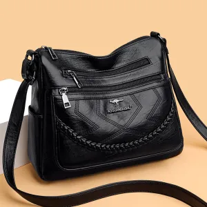 CL1258 - Premium Soft Leather Messenger Bag