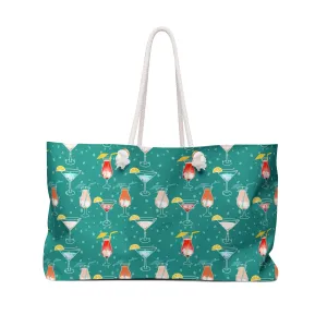 Cocktails Delight Weekender Tote Bag: Colorful, Garnished, and Stylish