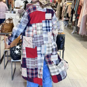Cozy Afternoons Stroll Patchwork Jacket