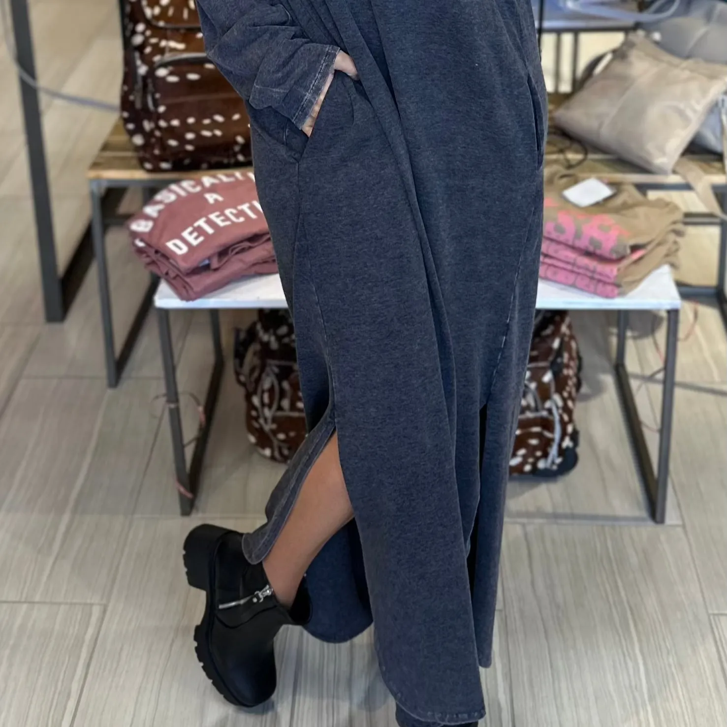 Cozy Mineral Wash Maxi
