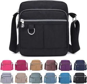 Crossbody Bag Purse For Women Nylon Waterproof Shoulder Handbags Casual Travel Messenger Bag Lightweight Pocketbooks