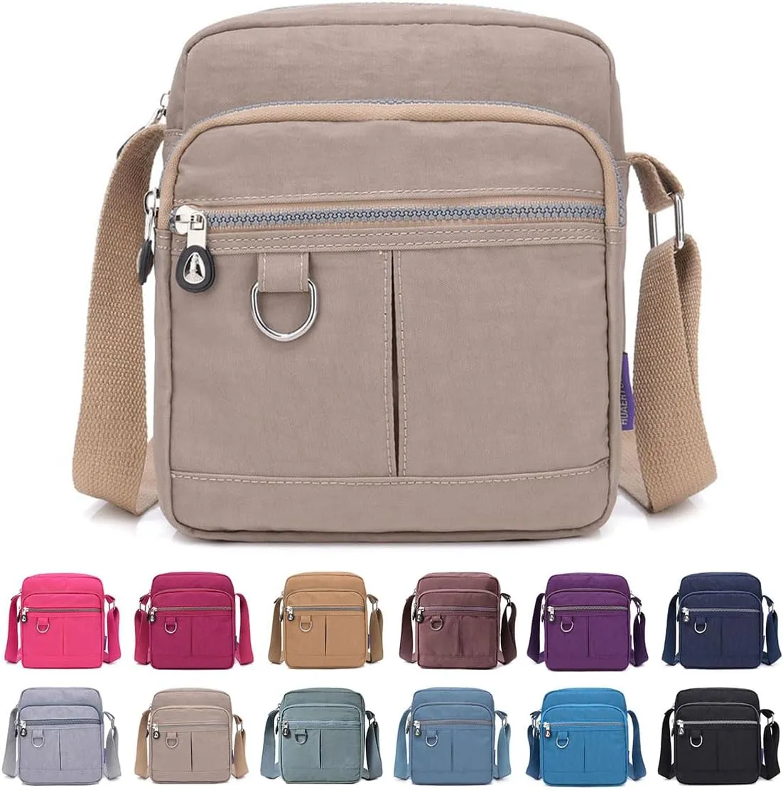 Crossbody Bag Purse For Women Nylon Waterproof Shoulder Handbags Casual Travel Messenger Bag Lightweight Pocketbooks