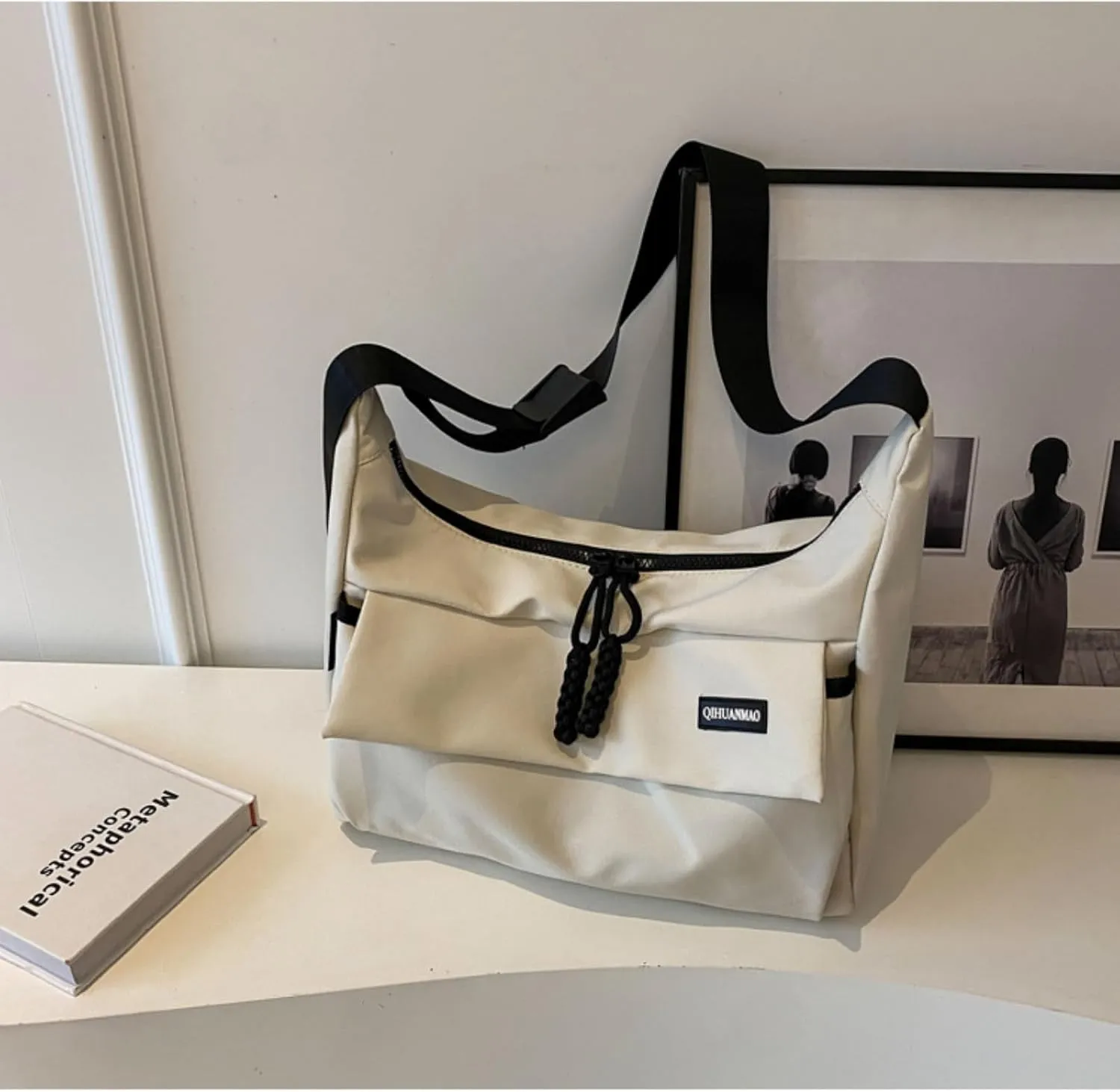 Crossbody Bags For Women Adjustable Strap Nylon Messenger Bag Large Capacity Shoulder Bag Lightweight Casual Handbags Tote