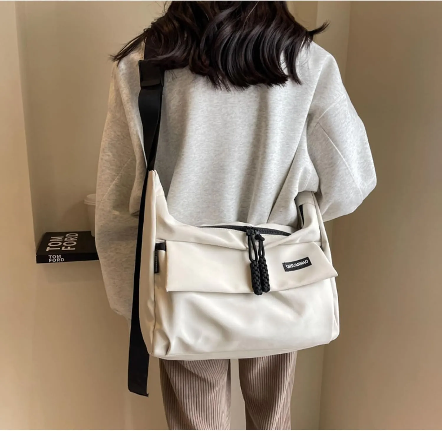 Crossbody Bags For Women Adjustable Strap Nylon Messenger Bag Large Capacity Shoulder Bag Lightweight Casual Handbags Tote