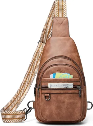 Crossbody Bags for Women Sling Bag Fanny Pack Casual Daypacks Small Backpack Chest Travel Purse Anti Theft