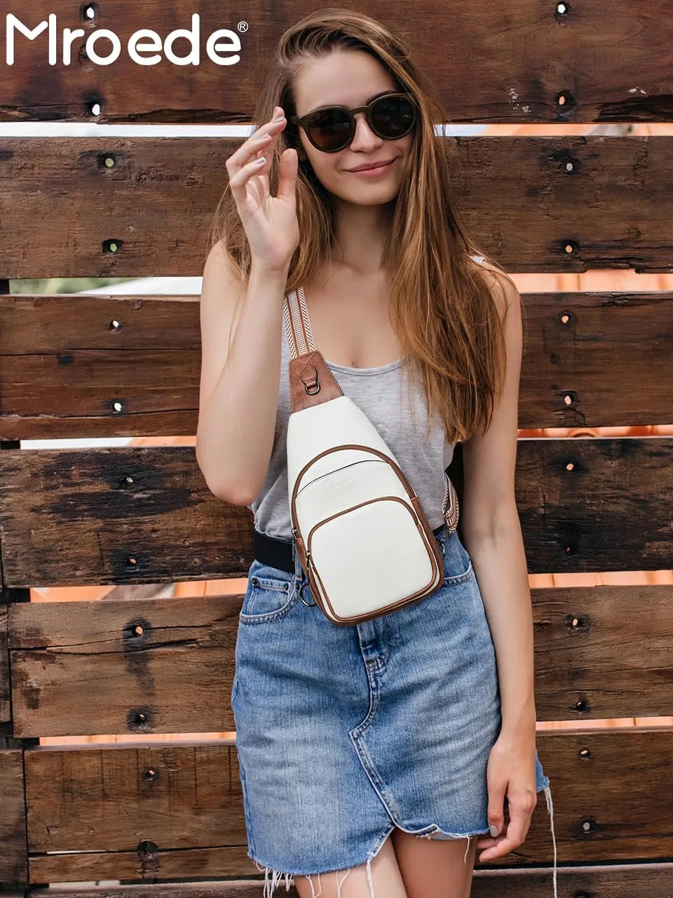 Crossbody Bags for Women Sling Bag Fanny Pack Casual Daypacks Small Backpack Chest Travel Purse Anti Theft