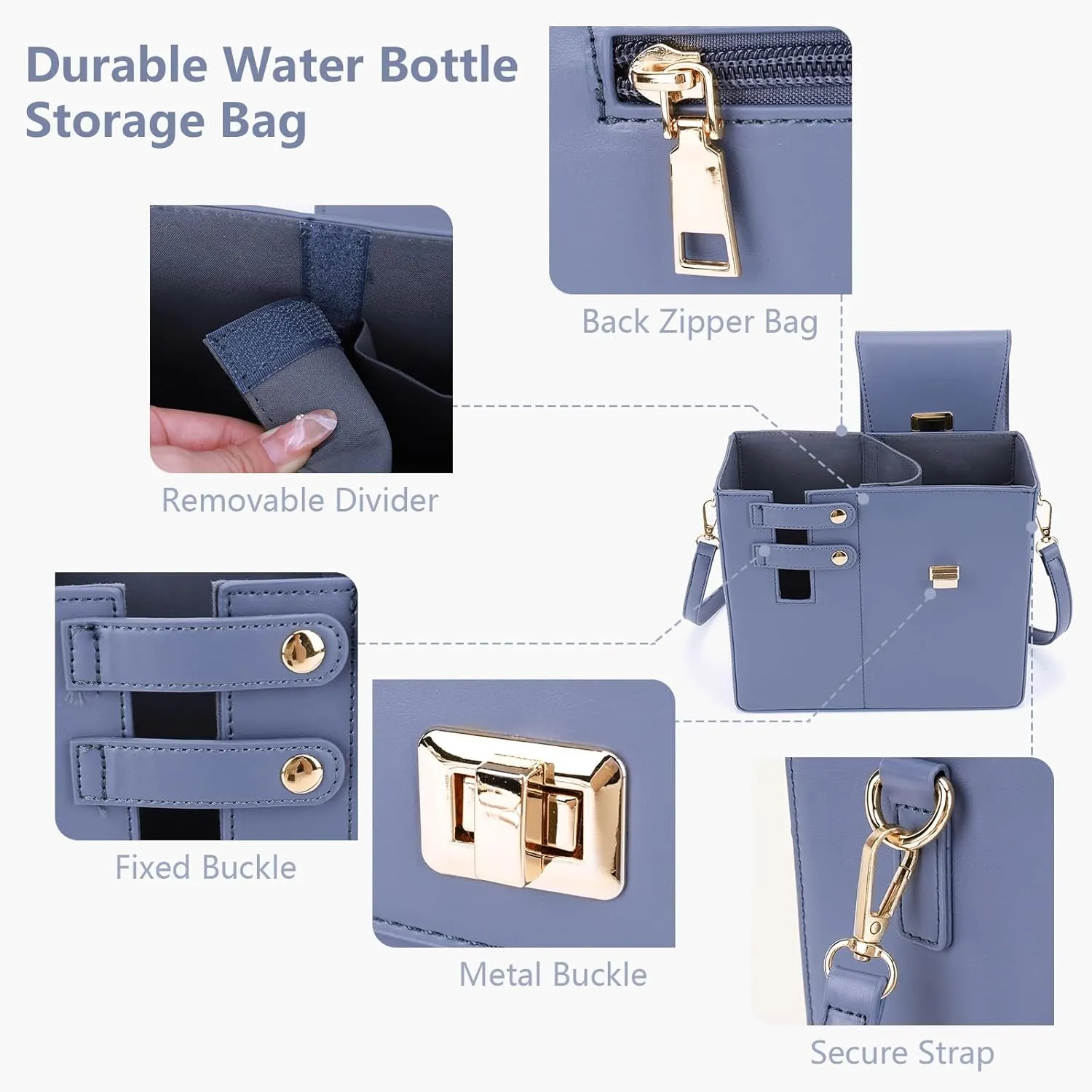 Crossbody Bags for Women Water Cup Purse with Cup Holder Outdoor Portable Crossbody Cup Holder Bag Water Bottle Purse